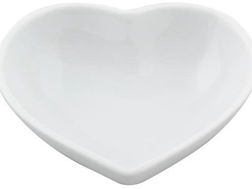 Porland Beyaz Kalp Kase 13cm