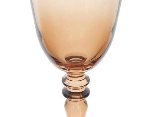 Porland Amber Altın Yaldızlı Ayaklı Su Bardağı 270 cc