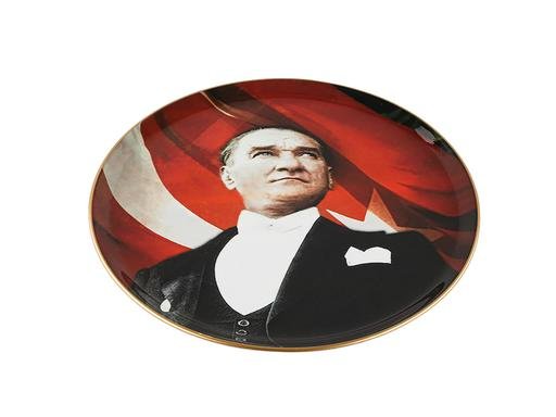 Porland Atatürk Desen6 Dekoratif Tabak 28cm