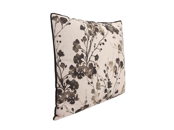  Porland Carlota Siyah Çiçek Yastık 45x45cm